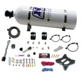 Nitrous Express 96-04 Ford Mustang 4.6L 2 Valve Nitrous Plate Kit w/15lb Bottle thumbnail 4