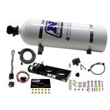 Nitrous Express 05-10 Ford Mustang 4.6L 3 Valve Nitrous Plate Kit (50-150HP) w/15lb Bottle thumbnail 3