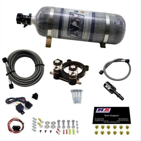 Nitrous Express Ford 2.3L Ecoboost Nitrous Plate Kit w/12lb Bottle thumbnail 1
