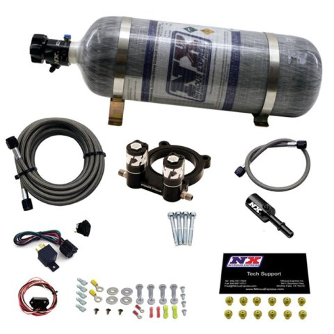 Nitrous Express Ford 2.3L Ecoboost Nitrous Plate Kit w/12lb Bottle thumbnail 2
