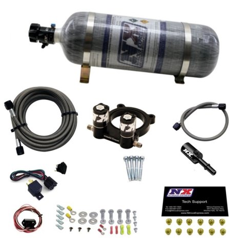 Nitrous Express Ford 2.3L Ecoboost Nitrous Plate Kit w/12lb Bottle thumbnail 3