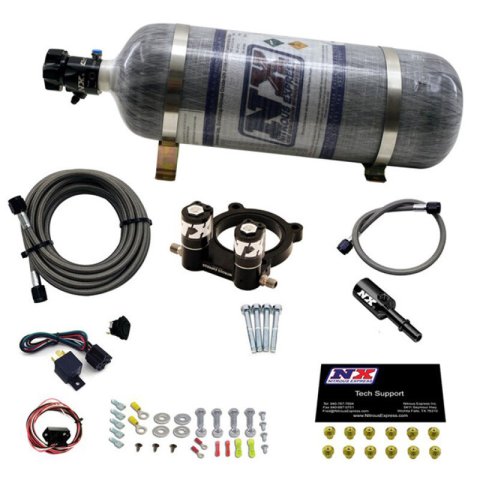 Nitrous Express Ford 2.3L Ecoboost Nitrous Plate Kit w/12lb Bottle thumbnail 4