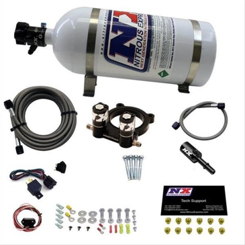 Nitrous Express Ford 2.3L Ecoboost Nitrous Plate Kit w/15lb Bottle thumbnail 1