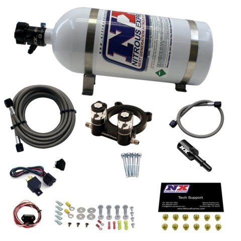 Nitrous Express Ford 2.3L Ecoboost Nitrous Plate Kit w/15lb Bottle thumbnail 4