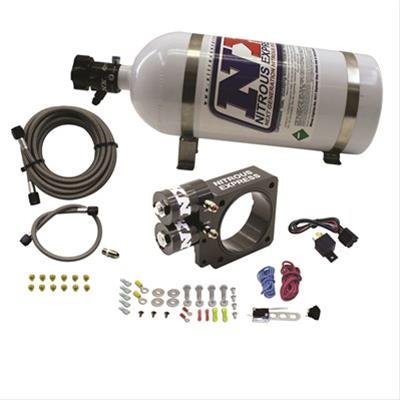 Nitrous Express 86-93 Ford Mustang GT 5.0L (Pushrod) Nitrous Plate Kit w/12lb Bottle