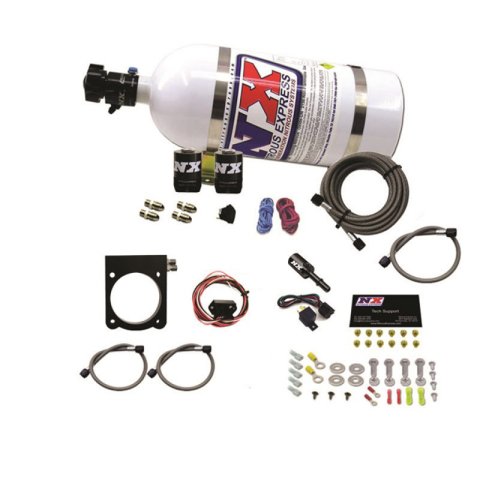 Nitrous Express Dodge 3.6L V6 Nitrous Plate Kit (50-200HP) w/10lb Bottle thumbnail 3