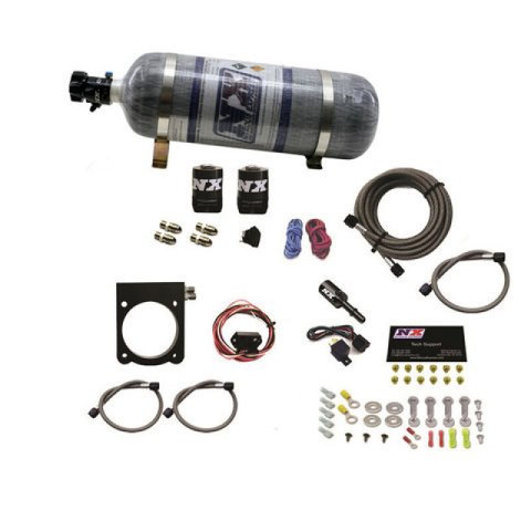 Nitrous Express Dodge 3.6L V6 Nitrous Plate Kit (50-200HP) w/12lb Bottle thumbnail 4