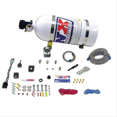 Nitrous Express Dry EFI Single Nozzle Nitrous Kit (35-150HP) w/Composite Bottle