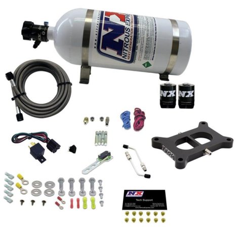 Nitrous Express 2 BBL/Gasoline Nitrous Kit (50-300HP) w/10lb Bottle thumbnail 1