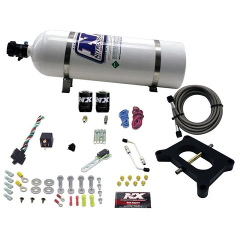 Nitrous Express 2 BBL/Gasoline Nitrous Kit (50-300HP) w/10lb Bottle thumbnail 4