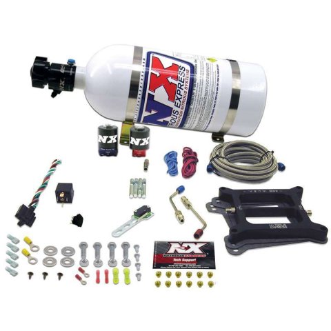 Nitrous Express 4150 4-BBL/Gasoline Nitrous Kit (50-300HP) w/10lb Bottle thumbnail 7