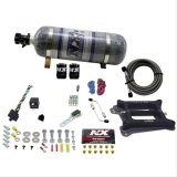 Nitrous Express 4150 4-BBL/Gasoline Nitrous Kit (50-300HP) w/Composite Bottle thumbnail 1