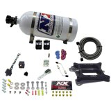 Nitrous Express 4150 4-BBL/Alcohol Nitrous Kit (50-300HP) w/10lb Bottle thumbnail 3