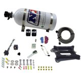 Nitrous Express 4150 4-BBL/Alcohol Nitrous Kit (50-300HP) w/10lb Bottle thumbnail 5