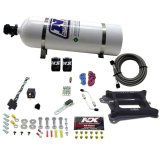 Nitrous Express 4150 4-BBL/Alcohol Nitrous Kit (50-300HP) w/15lb Bottle thumbnail 3