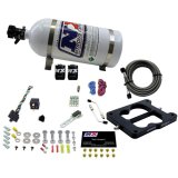 Nitrous Express Q-Jet/Holley Spread Bore Nitrous Kit (50-300HP) w/10lb Bottle thumbnail 2