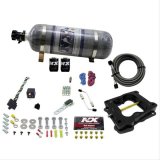 Nitrous Express Q-Jet/Holley Spread Bore Nitrous Kit (50-300HP) w/Composite Bottle thumbnail 1