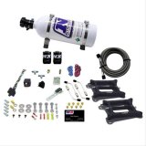 Nitrous Express Dual/4150/Gasoline Nitrous Kit (50-300HP) w/5lb Bottle thumbnail 1