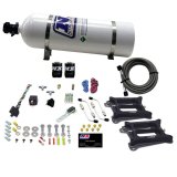 Nitrous Express Dual/4150/Gasoline Nitrous Kit (50-300HP) w/15lb Bottle thumbnail 4