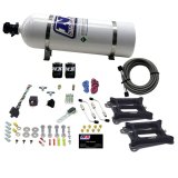 Nitrous Express Dual/4150/Gasoline Nitrous Kit (50-300HP) w/15lb Bottle thumbnail 5