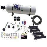 Nitrous Express Dual/4150/Alcohol Nitrous Kit (50-300HP) w/15lb Bottle thumbnail 2