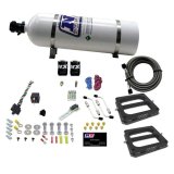 Nitrous Express Dual/Dominator/Gasoline Nitrous Kit (50-300HP) w/15lb Bottle thumbnail 4
