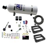 Nitrous Express Dual/Dominator/Alcohol Nitrous Kit (50-300HP) w/15lb Bottle thumbnail 2
