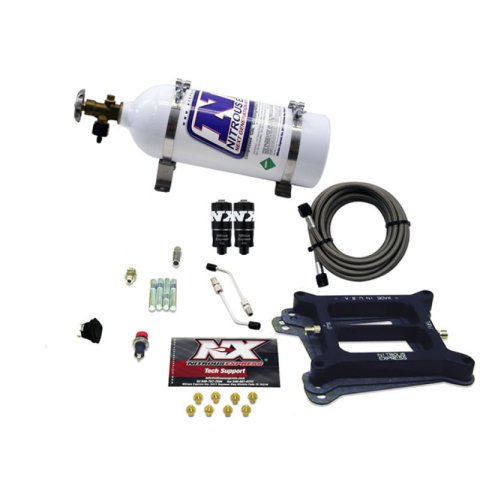 Nitrous Express 4150 Hitman 4-BBL Nitrous Kit (100-200HP) w/5lb Bottle thumbnail 3