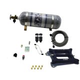 Nitrous Express 4150 Hitman 4-BBL Nitrous Kit (100-200HP) w/Composite Bottle thumbnail 4
