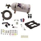 Nitrous Express Q-Jet/Holley Spread Bore Hitman Nitrous Kit (100-150-200HP) w/10lb Bottle thumbnail 2