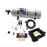 Nitrous Express Q-Jet/Holley Spread Bore Hitman Nitrous Kit (100-150-200HP) w/15lb Bottle thumbnail 1