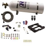 Nitrous Express Q-Jet/Holley Spread Bore Hitman Nitrous Kit (100-150-200HP) w/15lb Bottle thumbnail 4