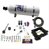 Nitrous Express Q-Jet/Holley Spread Bore Hitman Plus Nitrous Kit (50-200HP) w/15lb Bottle thumbnail 1