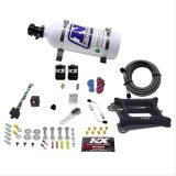 Nitrous Express 4150 4-BBL/Gasoline Nitrous Kit (100-500HP) w/5lb Bottle thumbnail 1