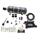 Nitrous Express 4150 4-BBL/Gasoline Nitrous Kit (100-500HP) w/Composite Bottle thumbnail 1