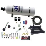 Nitrous Express 4150 4-BBL/Gasoline Nitrous Kit (100-500HP) w/15lb Bottle thumbnail 2