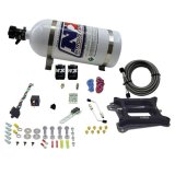Nitrous Express 4150 4-BBL/Alcohol Nitrous Kit (100-500HP) w/10lb Bottle thumbnail 3
