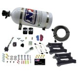 Nitrous Express Dual 4150/Alcohol Nitrous Kit (100-500HP) w/10lb Bottle thumbnail 4