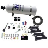 Nitrous Express Dual 4150/Alcohol Nitrous Kit (100-500HP) w/15lb Bottle thumbnail 3
