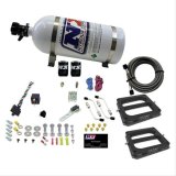 Nitrous Express Dual Dom/Gas Nitrous Kit (100-500HP) w/10lb Bottle thumbnail 1