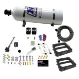 Nitrous Express Dual Dom/Gas Nitrous Kit (100-500HP) w/15lb Bottle thumbnail 5