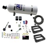 Nitrous Express Dual Dom/Alc Nitrous Kit (100-500HP) w/15lb Bottle thumbnail 5