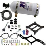 Nitrous Express 4150 RNC Conventional Nitrous Plate Kit w/.375in Solenoid w/10lb Bottle thumbnail 3