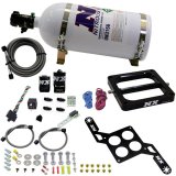 Nitrous Express 4500 RNC Conventional Nitrous Plate Kit w/.375in Solenoid w/10lb Bottle thumbnail 2