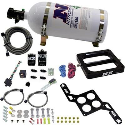 Nitrous Express 4500 RNC Conventional Nitrous Plate Kit w/.375in Solenoid w/12lb Bottle