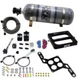 Nitrous Express 4500 RNC Conventional Nitrous Plate Kit w/.375in Solenoid w/12lb Bottle thumbnail 2