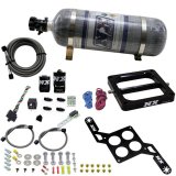Nitrous Express 4500 RNC Conventional Nitrous Plate Kit w/.375in Solenoid w/12lb Bottle thumbnail 4