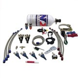 Nitrous Express 4 Cyl Piranha Nitrous Kit (For EFI Applications) w/2.5lb Bottle thumbnail 2