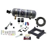 Nitrous Express 4150 Gemini Stage 6 Alcohol Nitrous Kit w/Composite Bottle thumbnail 2