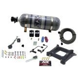 Nitrous Express 4150 Gemini Stage 6 Alcohol Nitrous Kit w/Composite Bottle thumbnail 4